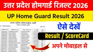 UP Home Guard Result 2026